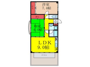 ピュアコートの物件間取画像